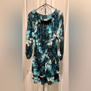 NBW Michael Kors Off Shoulder Smocked Dress 16